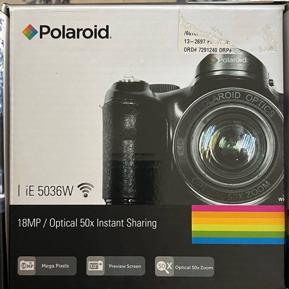 Polaroid iE 5036W Black Digital Camera with 50x Zoom